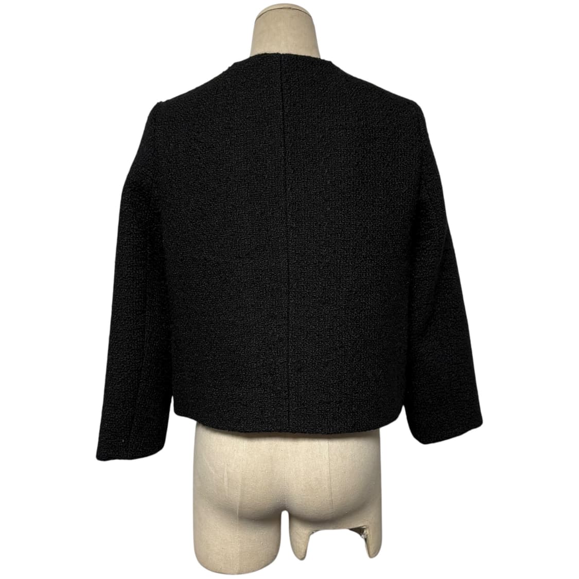 3691 게스 블랙 금장 트위드자켓 상품이미지4