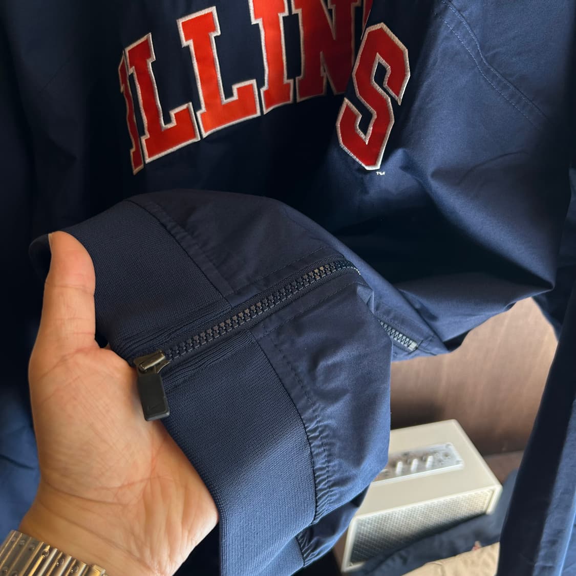 11271 - 나이키 네이비 일리노이 바람막이 웜업 상품이미지4