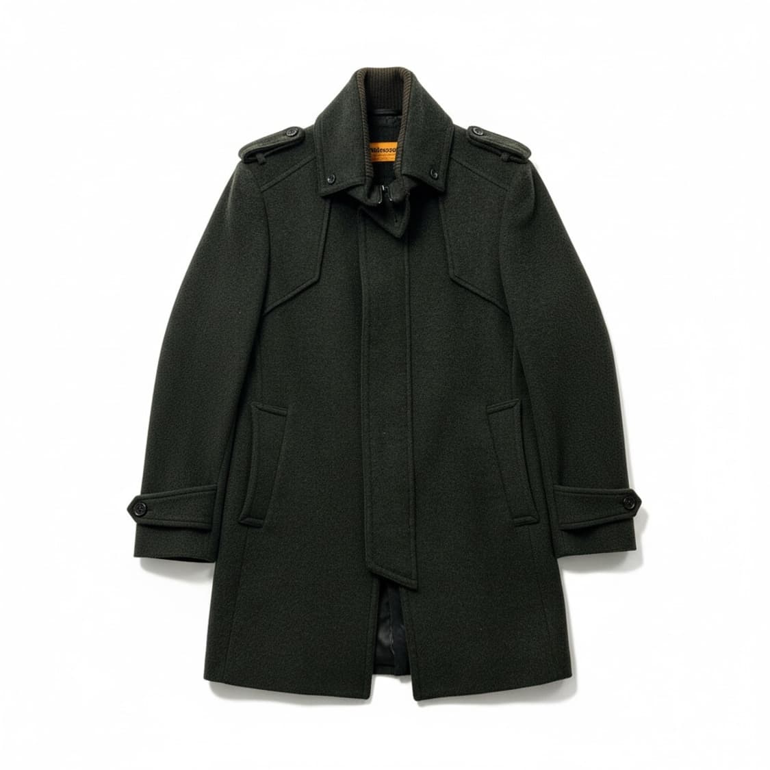 스코트랜드 킨록(Kinloch) 그린 롱 코트 상품이미지1