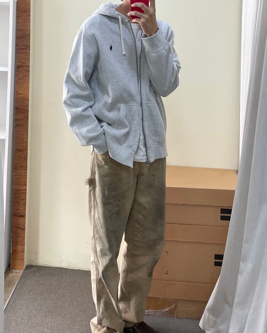 Polo Thermal Hoodie zipup XL 폴로 써멀 후드집업 상품이미지9