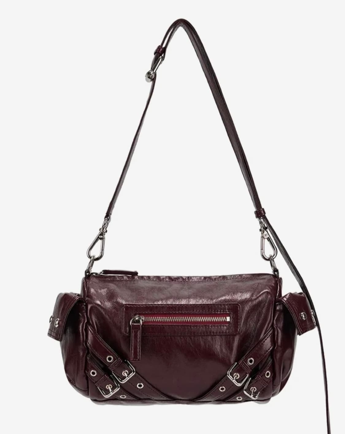 구해요)))다이닛 스터드 포켓백 버건디 상품이미지1