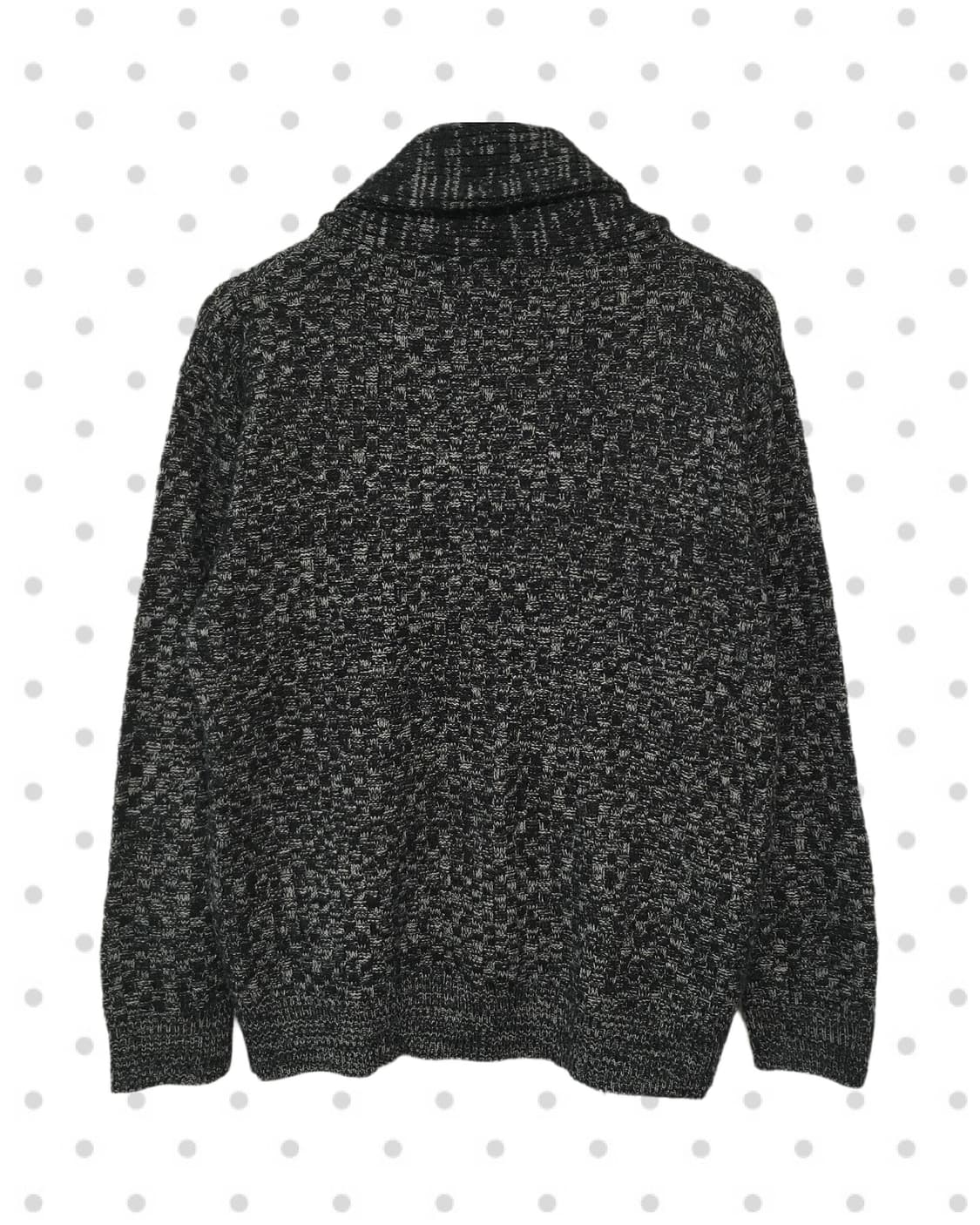 vintage shawl cardigan charcoal mix 상품이미지7