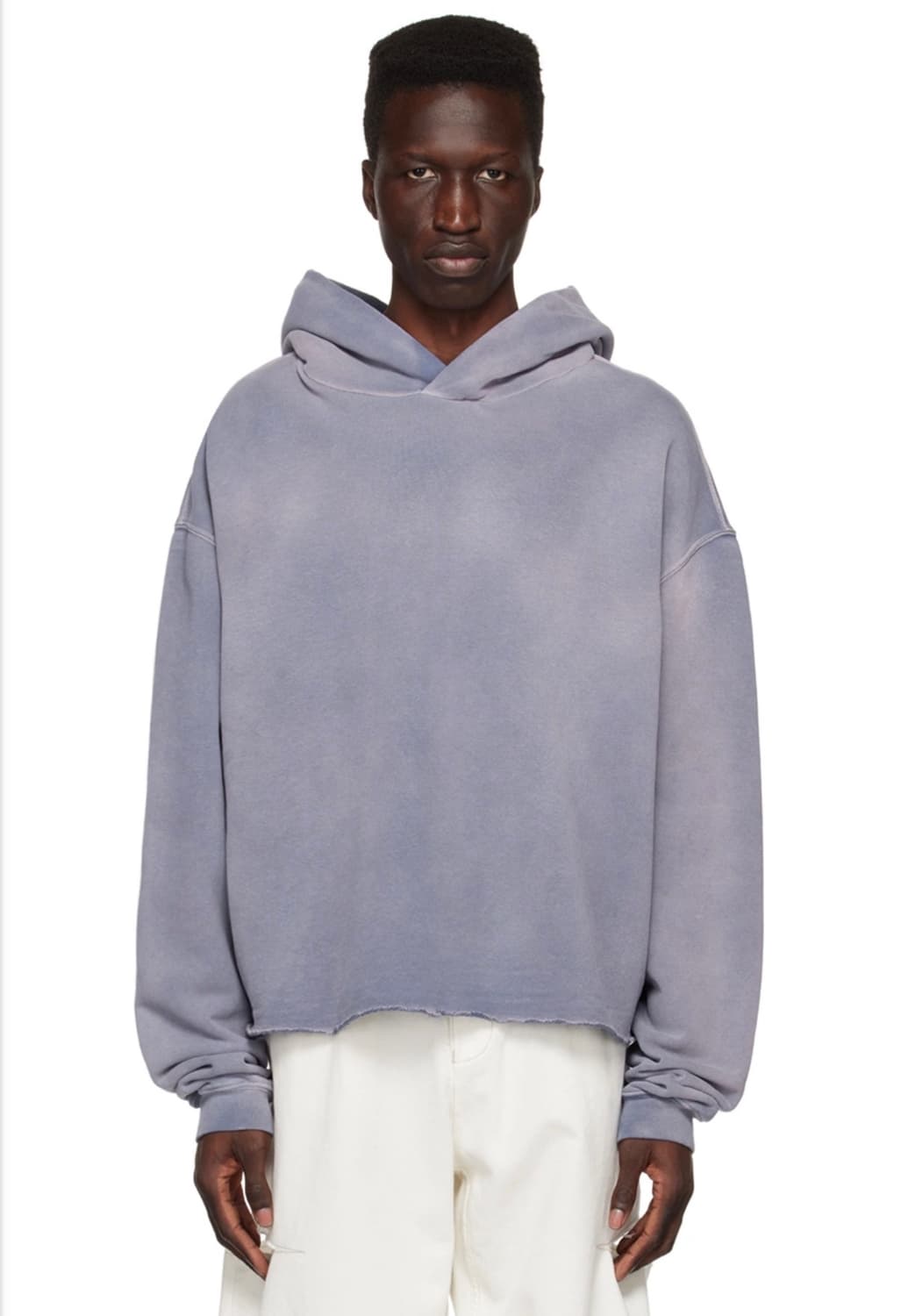 (M) 마르지엘라 코튼 워시드 후드 라일락 상품이미지1