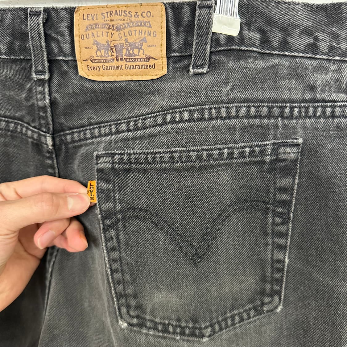 90’s 리바이스 619 오렌지탭(Made in 캐나다) 상품이미지8