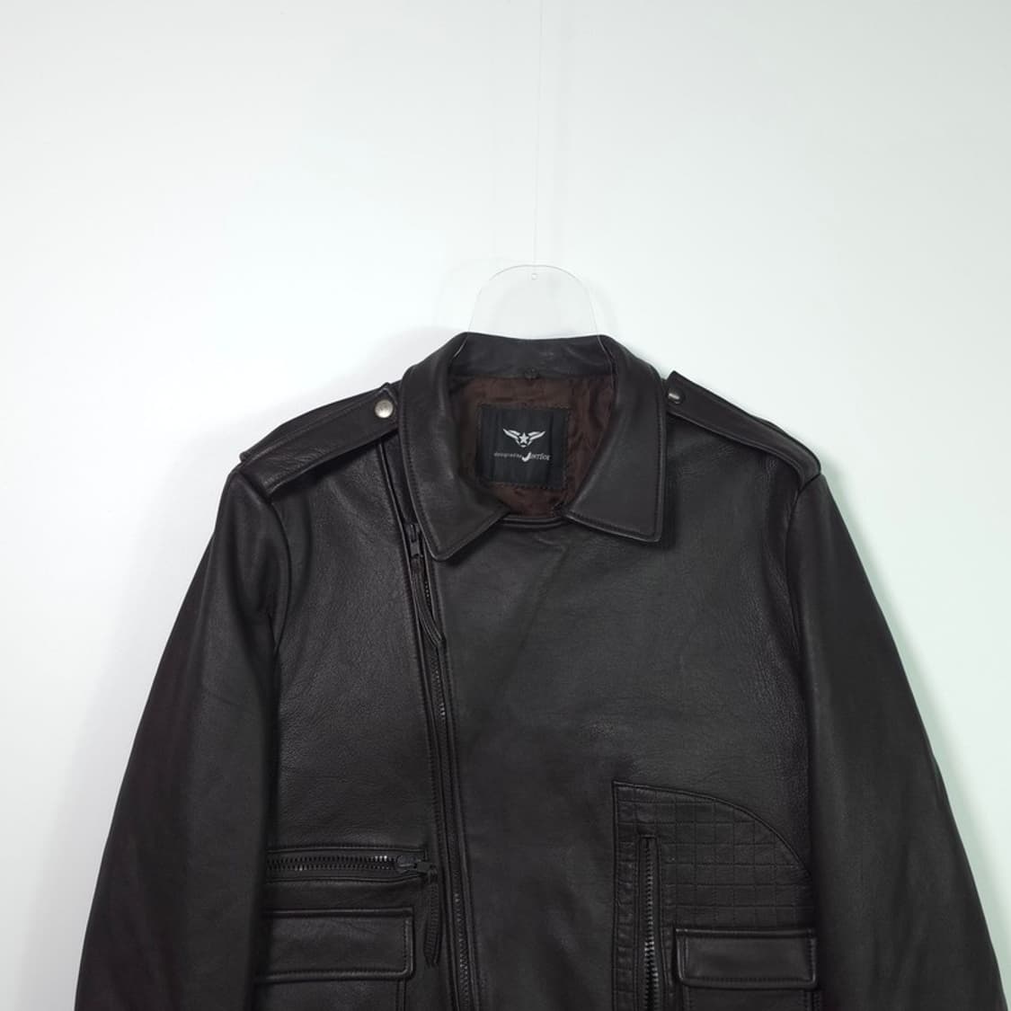 JINTEOK 빈티지 리얼레더 남성 라이더자켓 상품이미지3