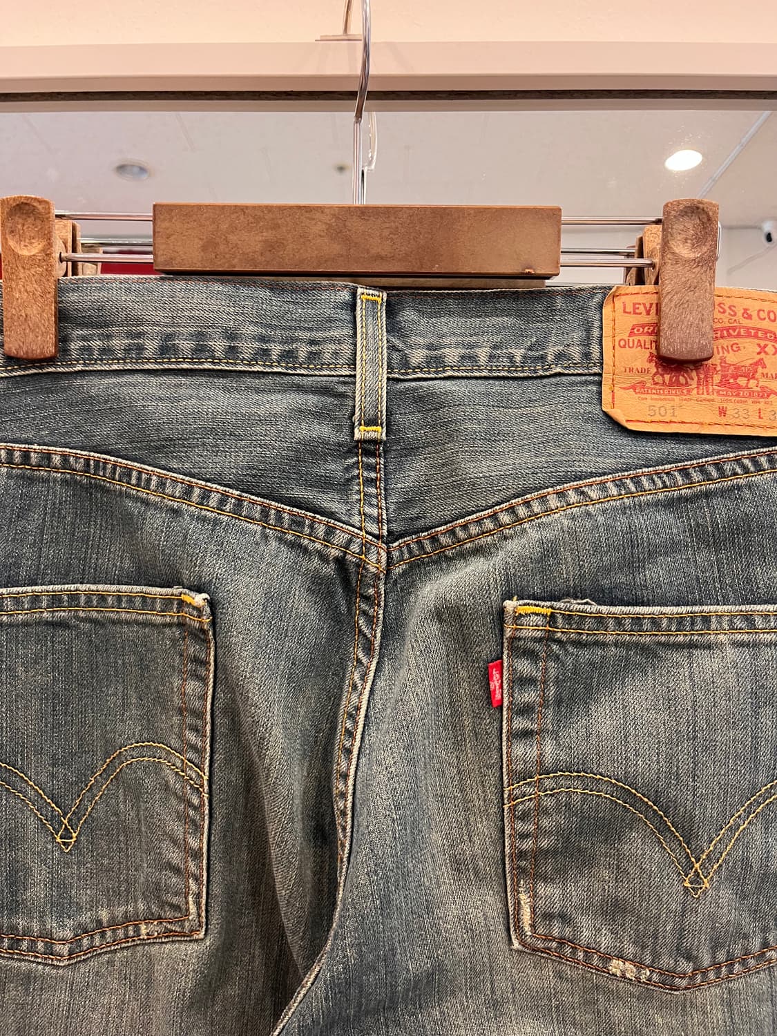 00s Levis 리바이스 501 데님 팬츠 (31-32inch) 상품이미지5