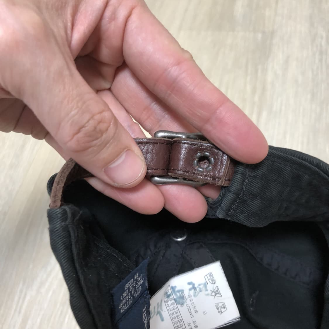 (OS) 폴로 랄프로렌 POLO 코튼 트윌 선페이딩 볼캡 블랙 상품이미지7