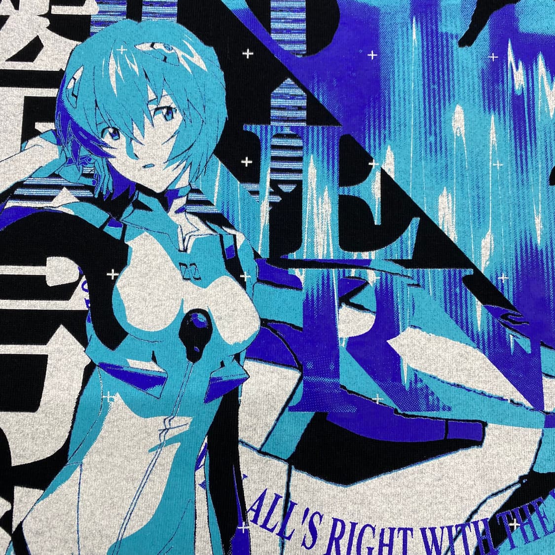 코스파 에반게리온 레이 오피셜 애니메이션 티셔츠 상품이미지6