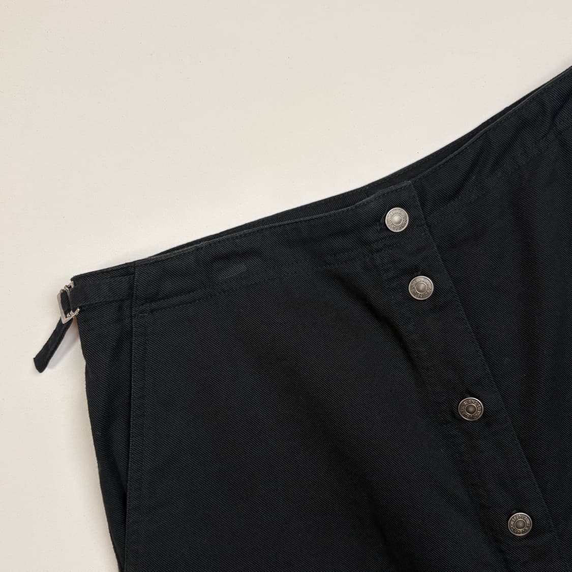 9-00s Lauren Jeans black cotton skirt 상품이미지2