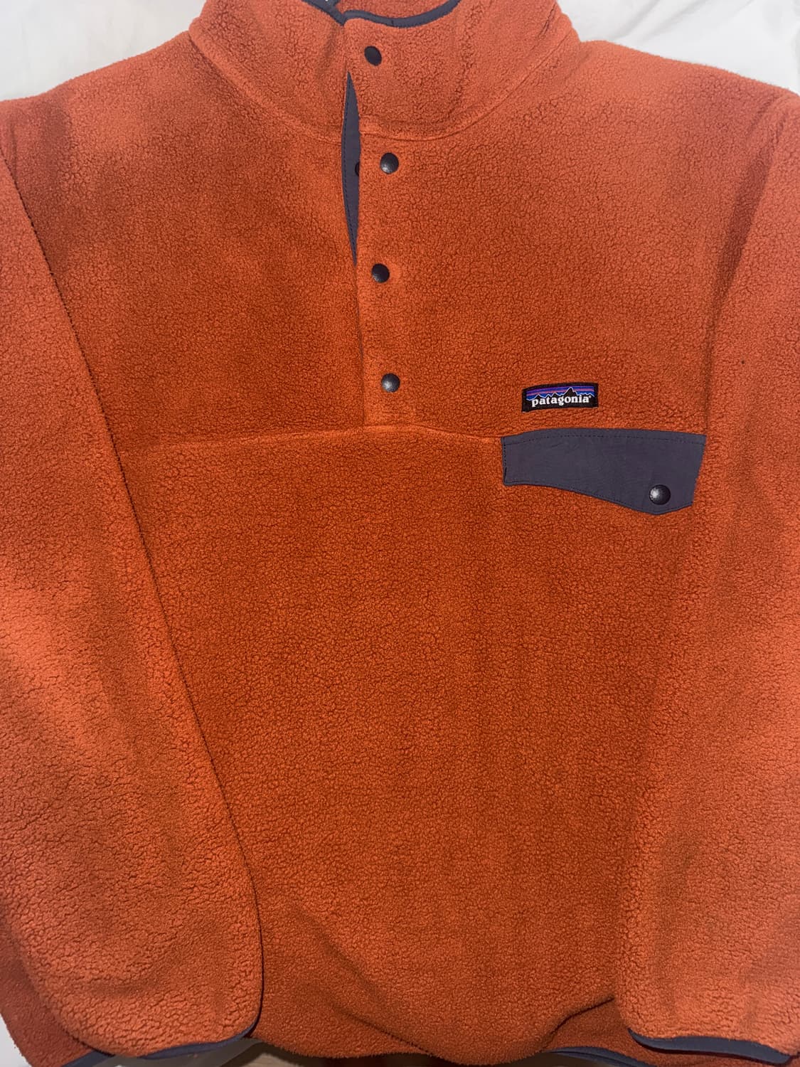 파타고니아 신칠라 L 헤비웨이트 버니쉬드 레드 상품이미지2