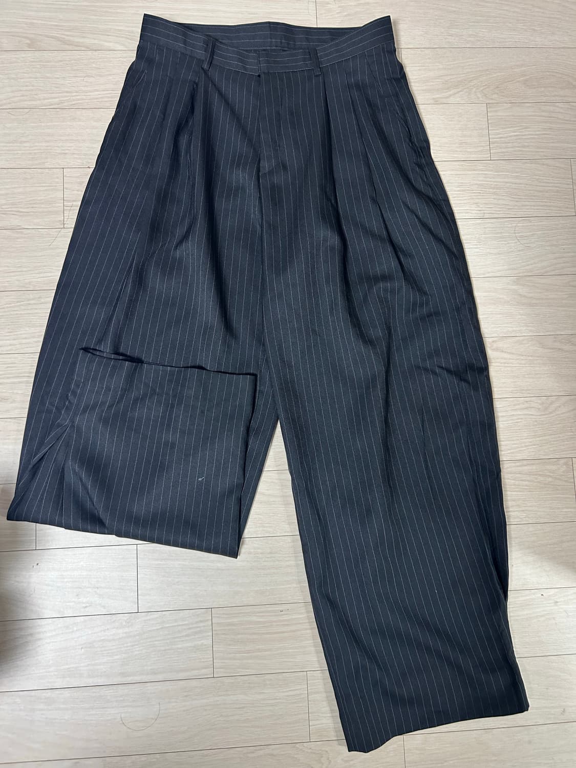 핀터맛 스트라이프 팬츠 상품이미지2