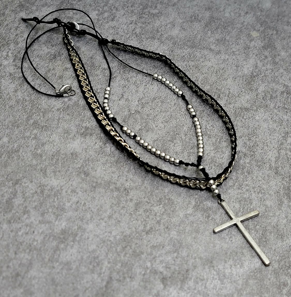 cross necklace set 상품이미지1