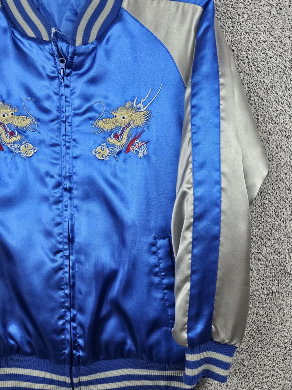 사이드 트랙 드래곤 자수 빈티지 스카잔 ( 상세설명참조 )/ 10041 상품이미지9