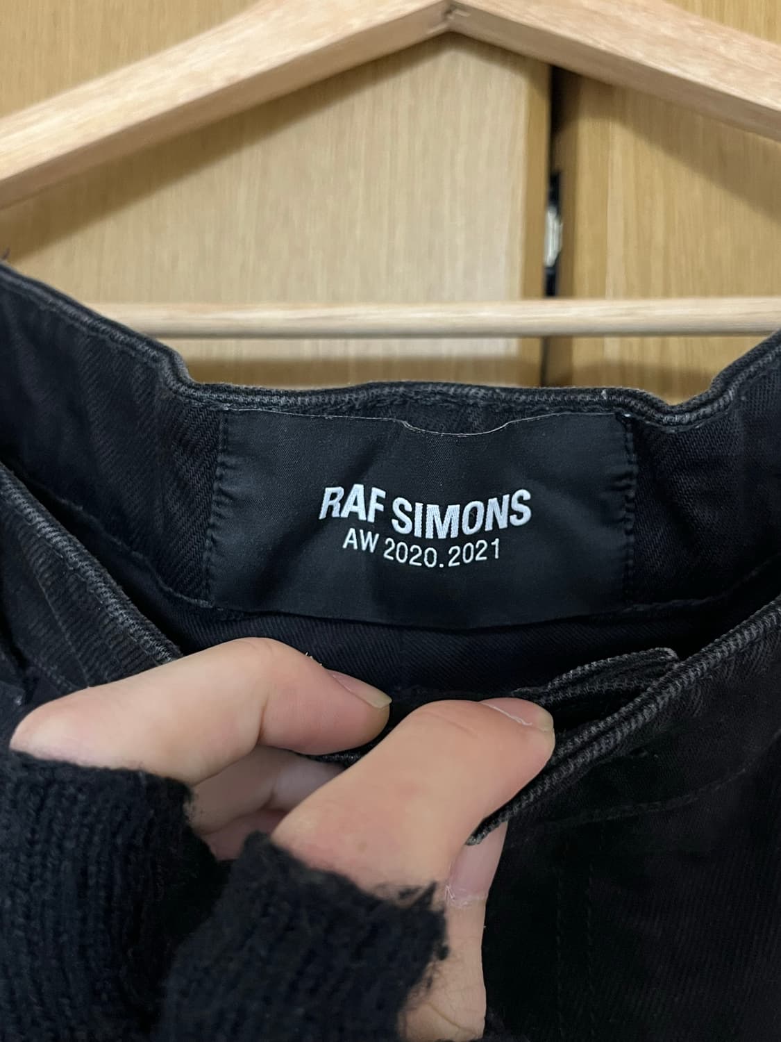 Raf simons 20fw Uneven knee pants 상품이미지2