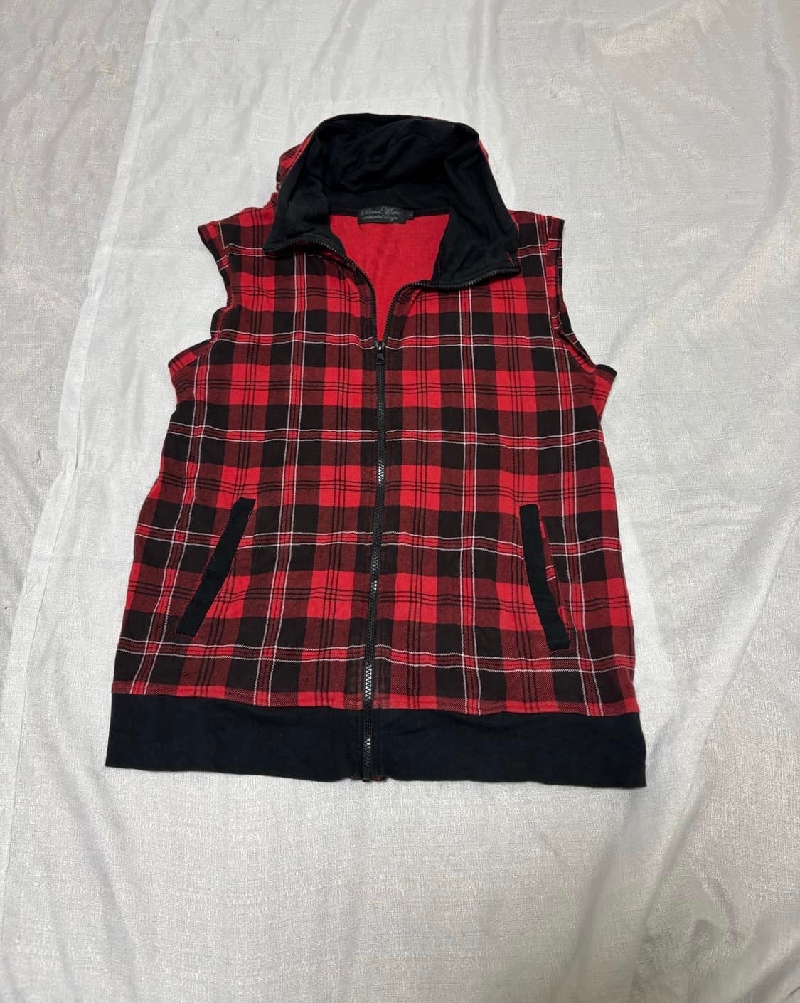 Beaumere 00’s y2k red check zip up 상품이미지4