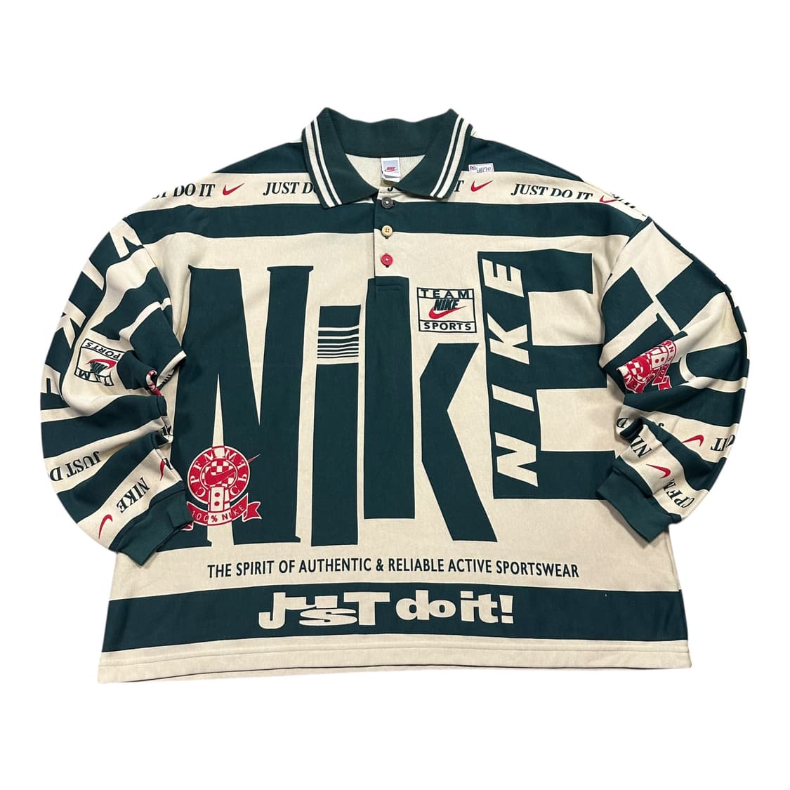 ✨ (바배) 나이키 X CPFM 폴로 아시아 내츄럴 롱슬리브  상품이미지1