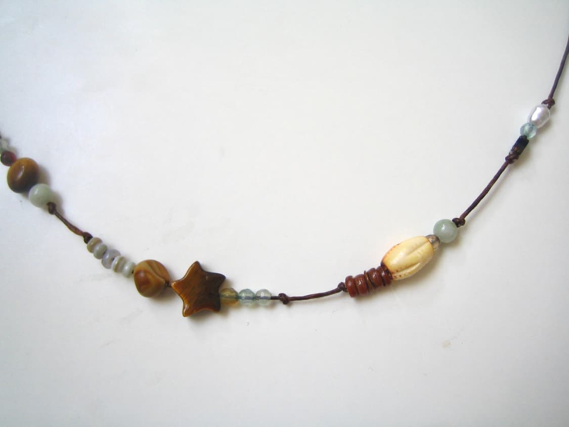 autumn shower necklace 어텀 샤워 핸드메이드 목걸이 상품이미지4