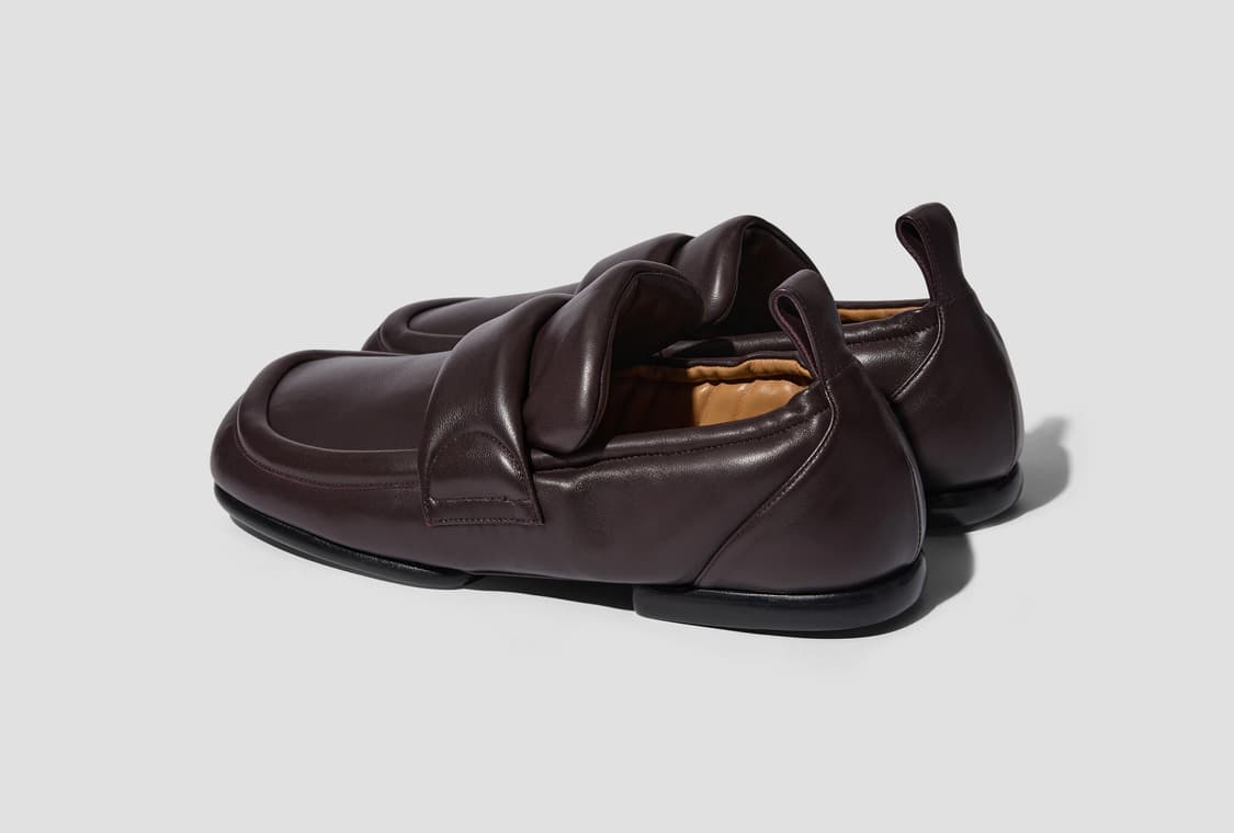 드리스반노튼 패디드 로퍼 버건디 43 새 상품 상품이미지2