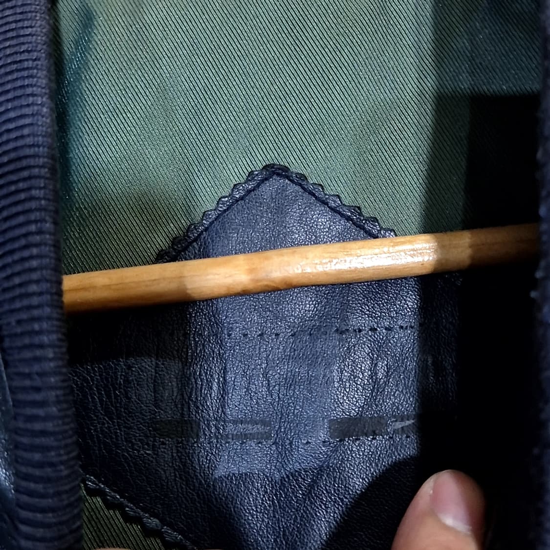 Yves Saint Laurent 입생로랑 YSL 로고 양가죽 봄버 자켓 상품이미지4