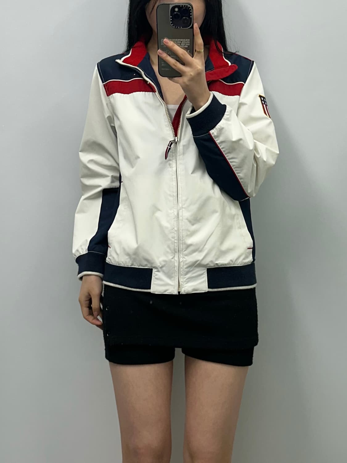 타미힐피거 성조기 화이트 바람막이 자켓 상품이미지1
