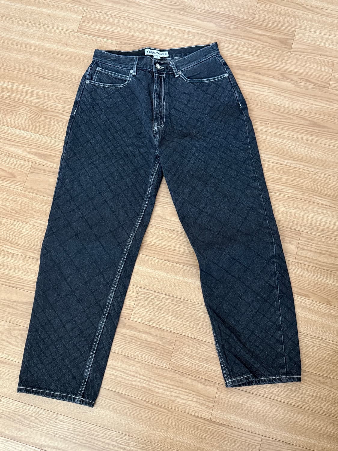 예스아이씨 Net 5 Pockets Denim Pants Black- S 상품이미지1