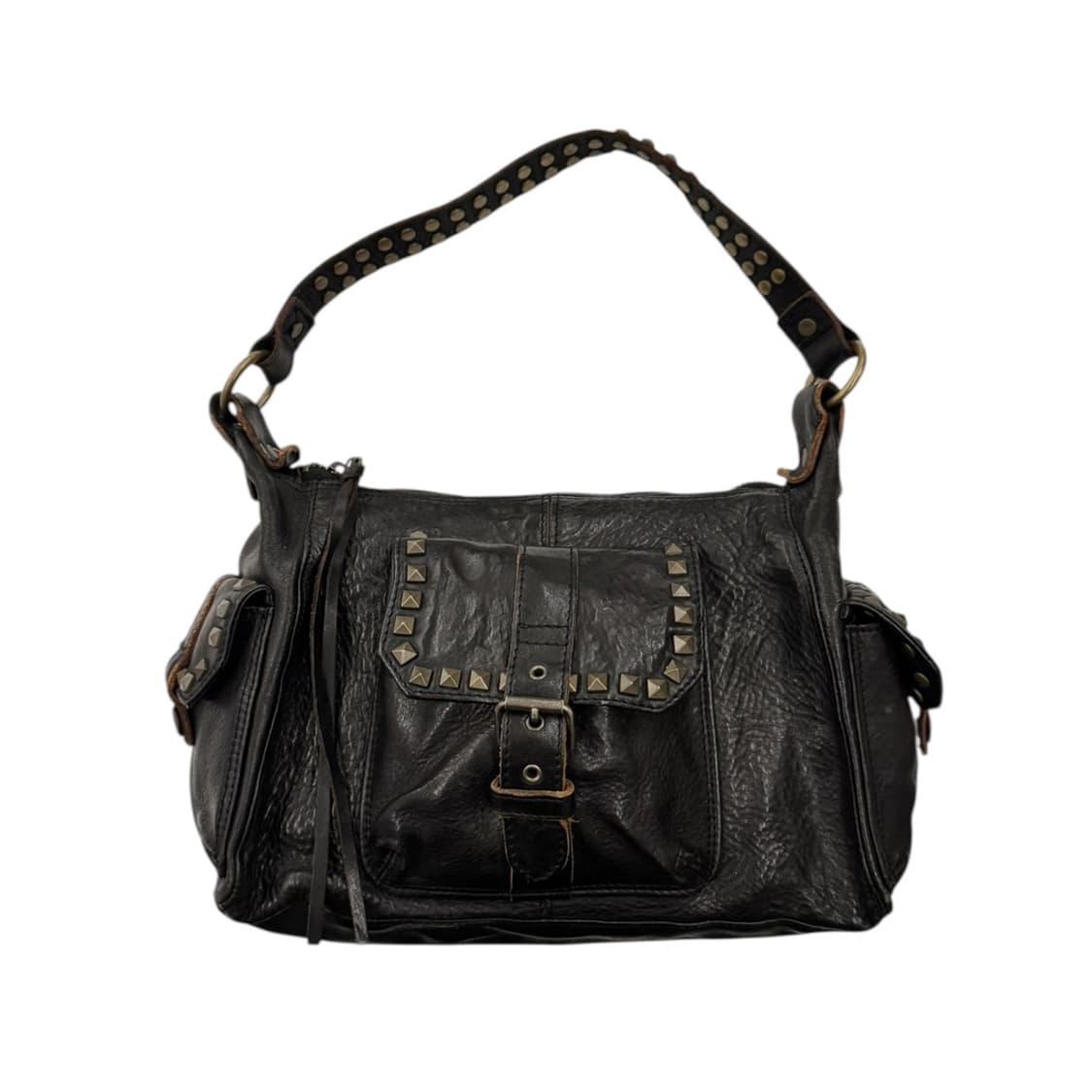 히스테릭글래머 레더 스터드 숄더백 블랙 상품이미지2