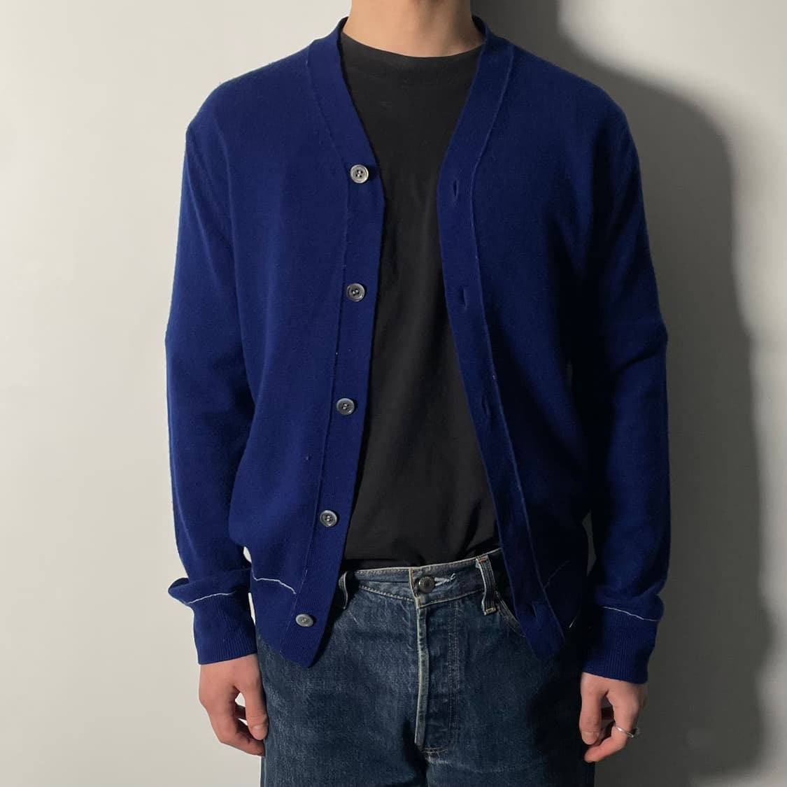 꼼데가르송 스티치 디테일 가디건 (on.624)  상품이미지4
