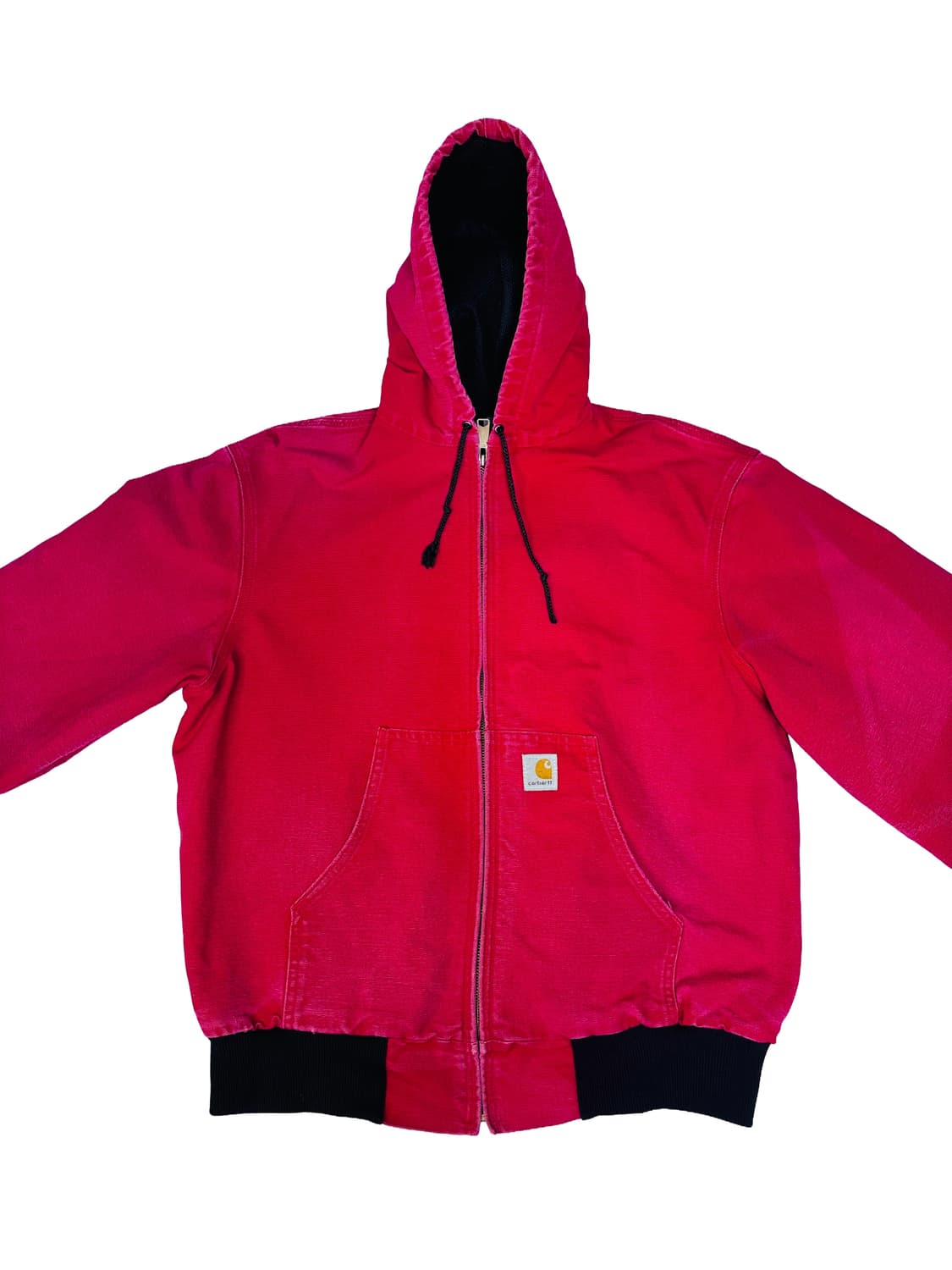 빈티지 90s 칼하트 carhartt 덕 액티브 후드자켓 레드 L 상품이미지2