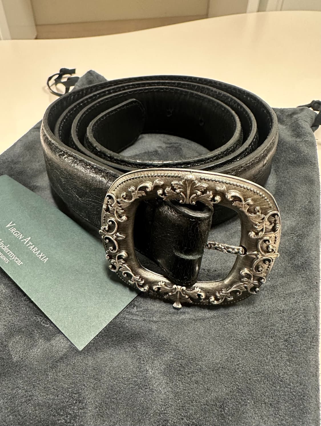 [1] 언더마이카 오스트리치 벨트 상품이미지1