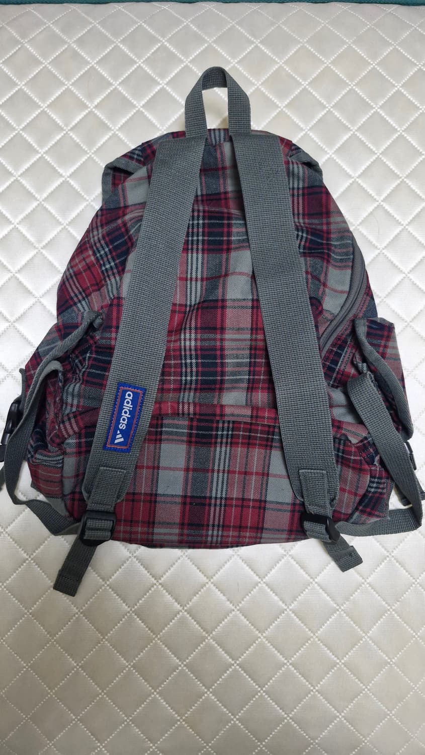 Adidas 아디다스 90s 체크 럭색 빈티지 백팩 상품이미지2
