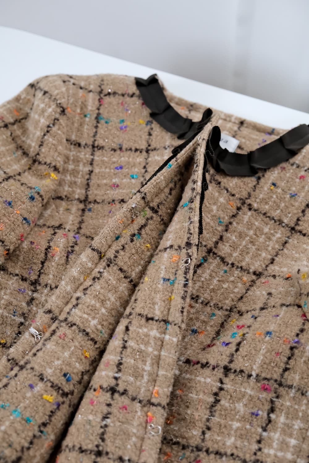 프릴 논카라 베이지 트위드 자켓 90  상품이미지8