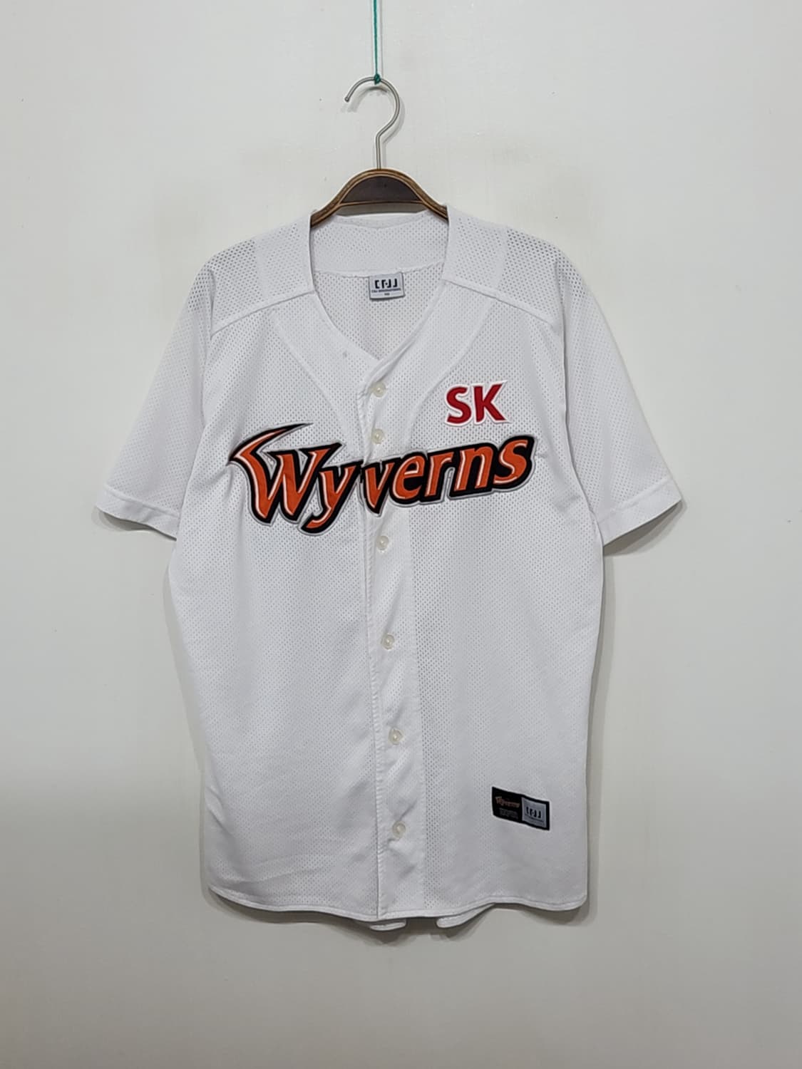 (100) SK 와이번스 야구져지 반팔 노마킹 유니폼 SSG 상품이미지1