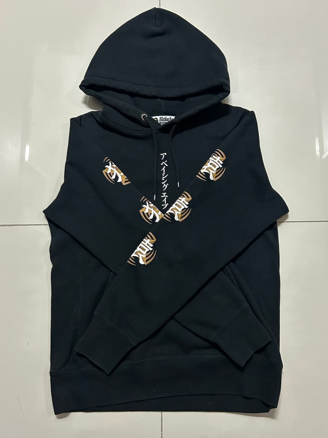 정품 베이프 닌자 풀오버 후드 M 상품이미지2