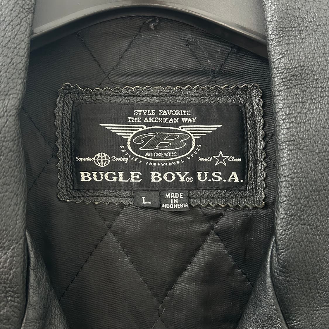Bugle Boy 90s 양가죽 라이더 자켓 상품이미지8