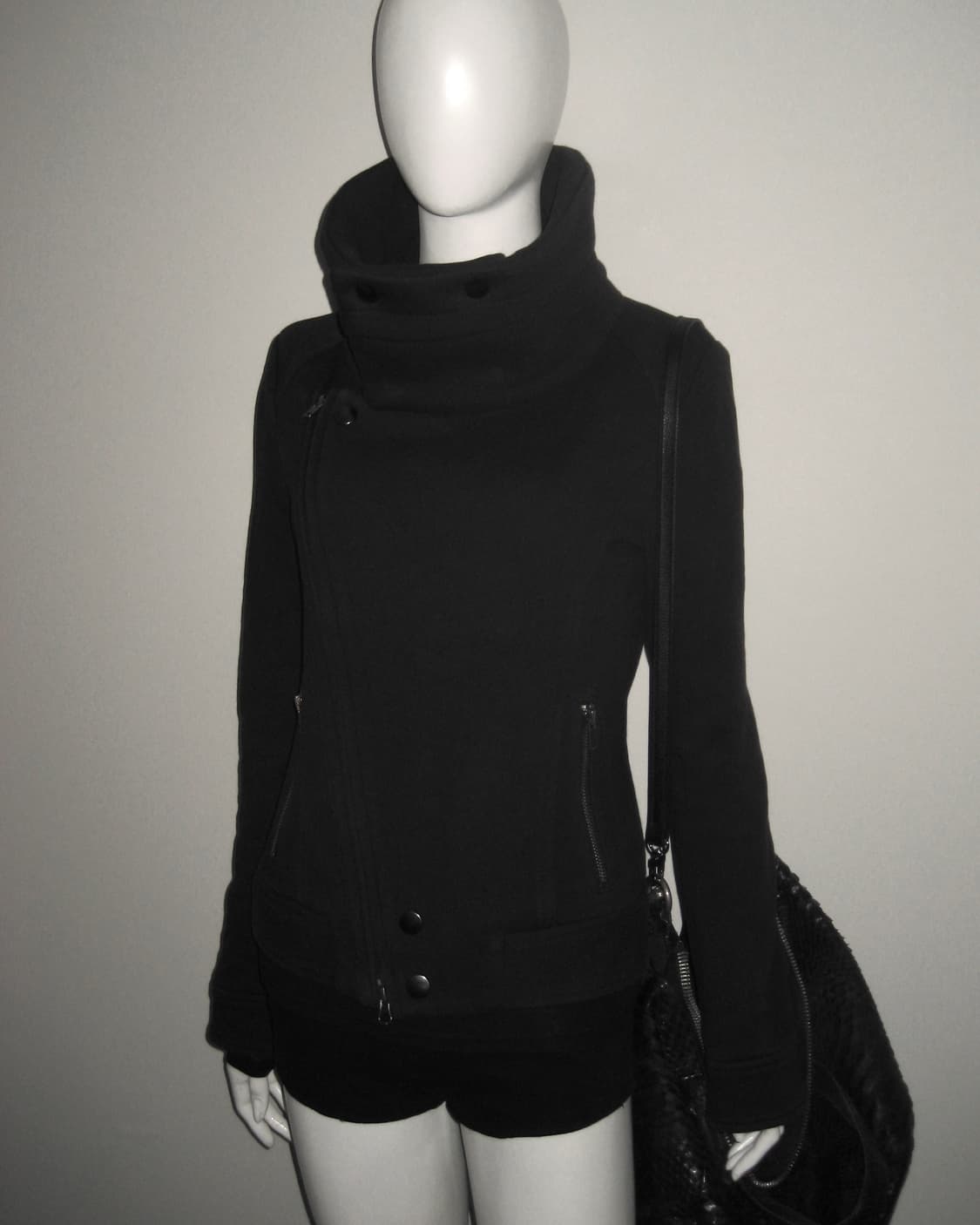 MOUSSY 하이넥 비대칭 보노 집업 자켓 상품이미지4