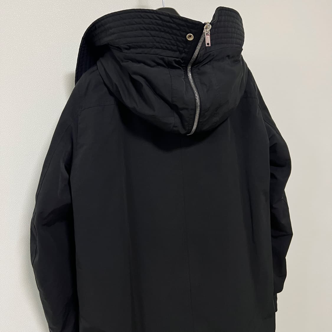 릭오웬스 17FW 다크쉐도우 후드 롱 파카 블랙 상품이미지6