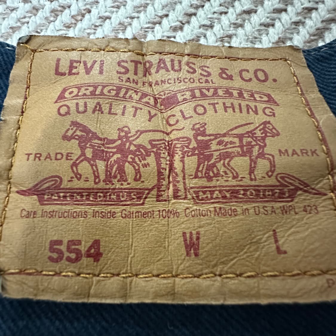 LEVI'S 554 90's usa made vintage denim 상품이미지3