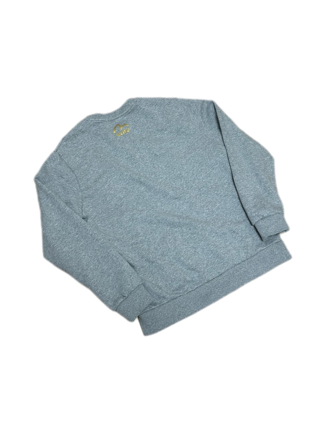 에비수 레오파드 멜란지 그레이 스웻셔츠 상품이미지3