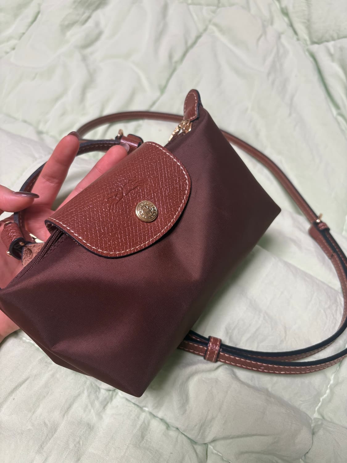 롱샴 미니백 브라운 상품이미지1