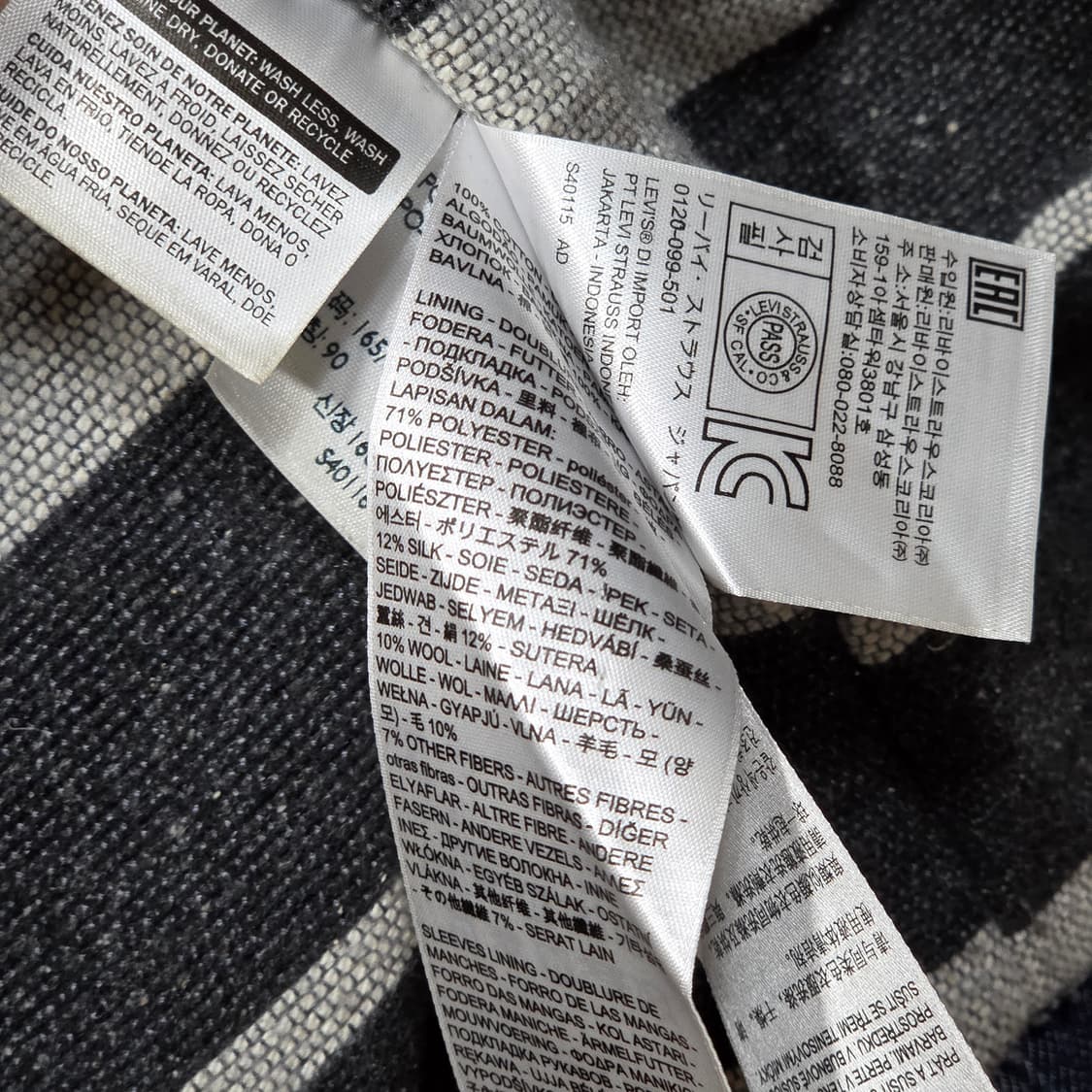 리바이스 콘밀 데님 셀비지 초어 자켓 상품이미지9