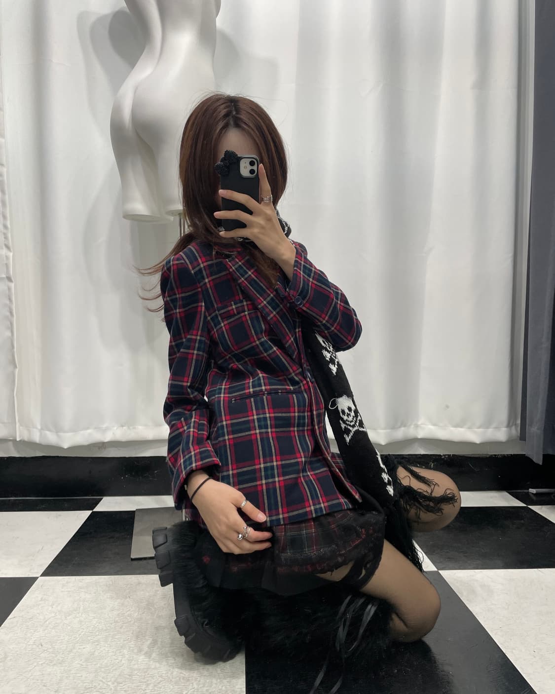 🎸체크 패턴 블레이져🎸 상품이미지2