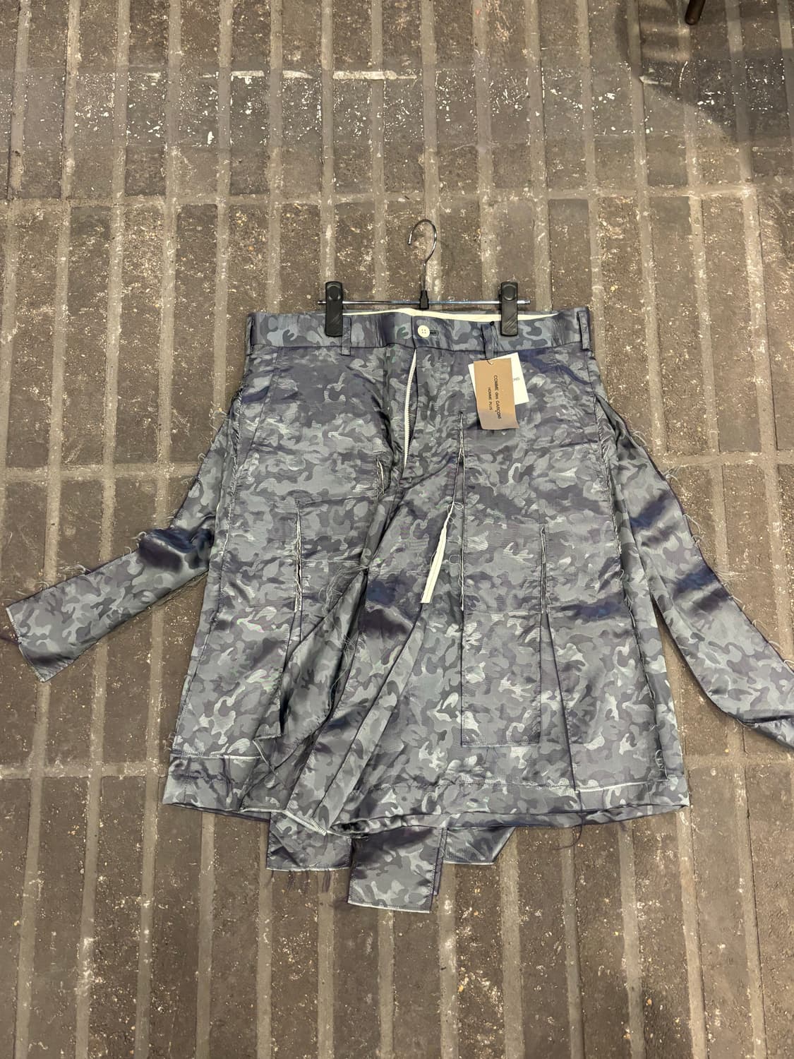 comme des garcons - camo jacquard shorts 상품이미지2