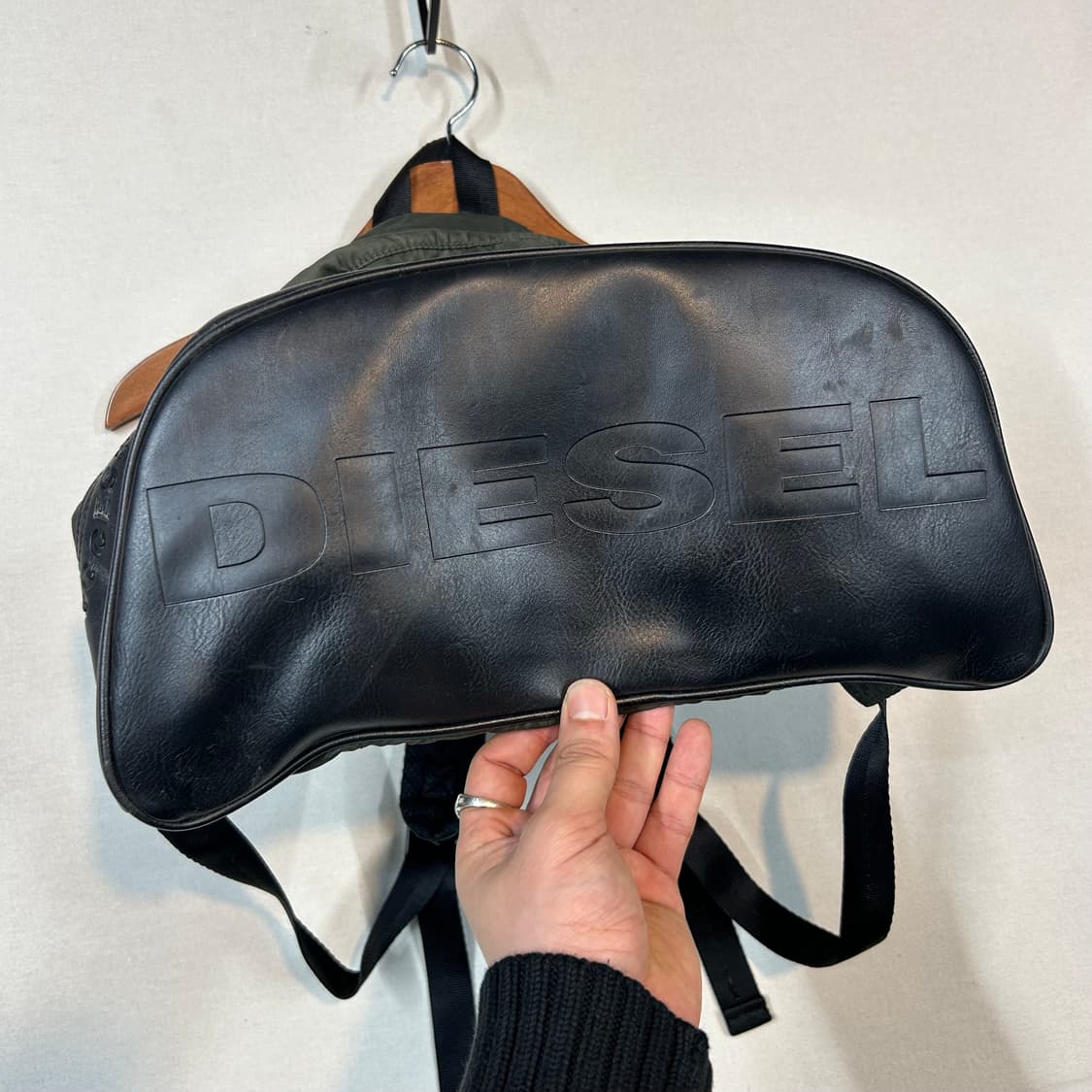 디젤 DIESEL 백팩 가방 올리브/블랙 상품이미지5