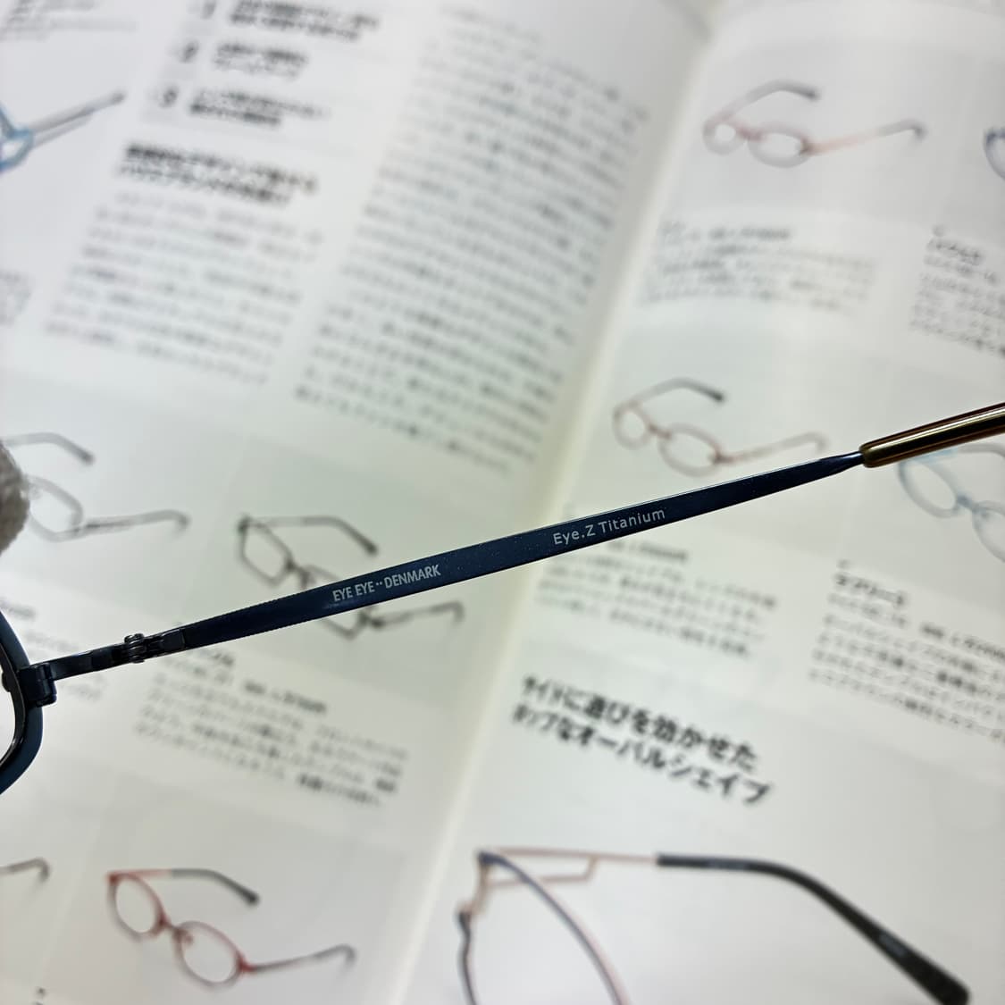 EYE EYE DENMARK 티타늄 블루 안경 상품이미지5