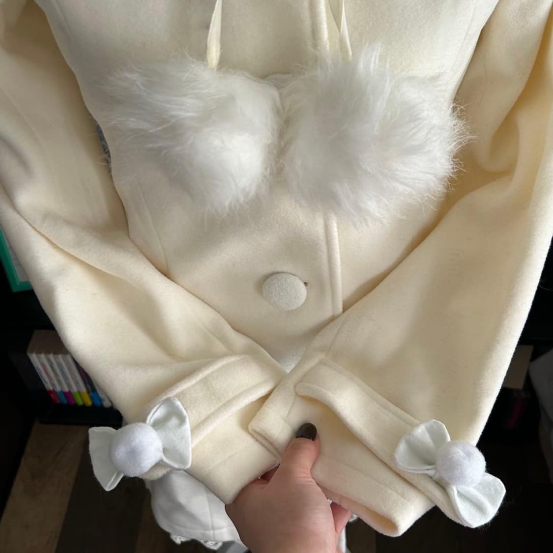 리즈리사 폼폼이 코트 상품이미지2