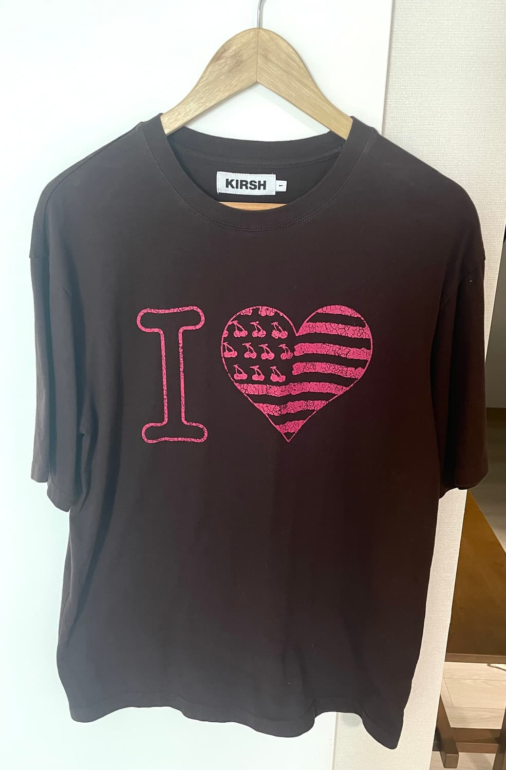 키르시 아이러브 반팔 브라운 1 상품이미지1