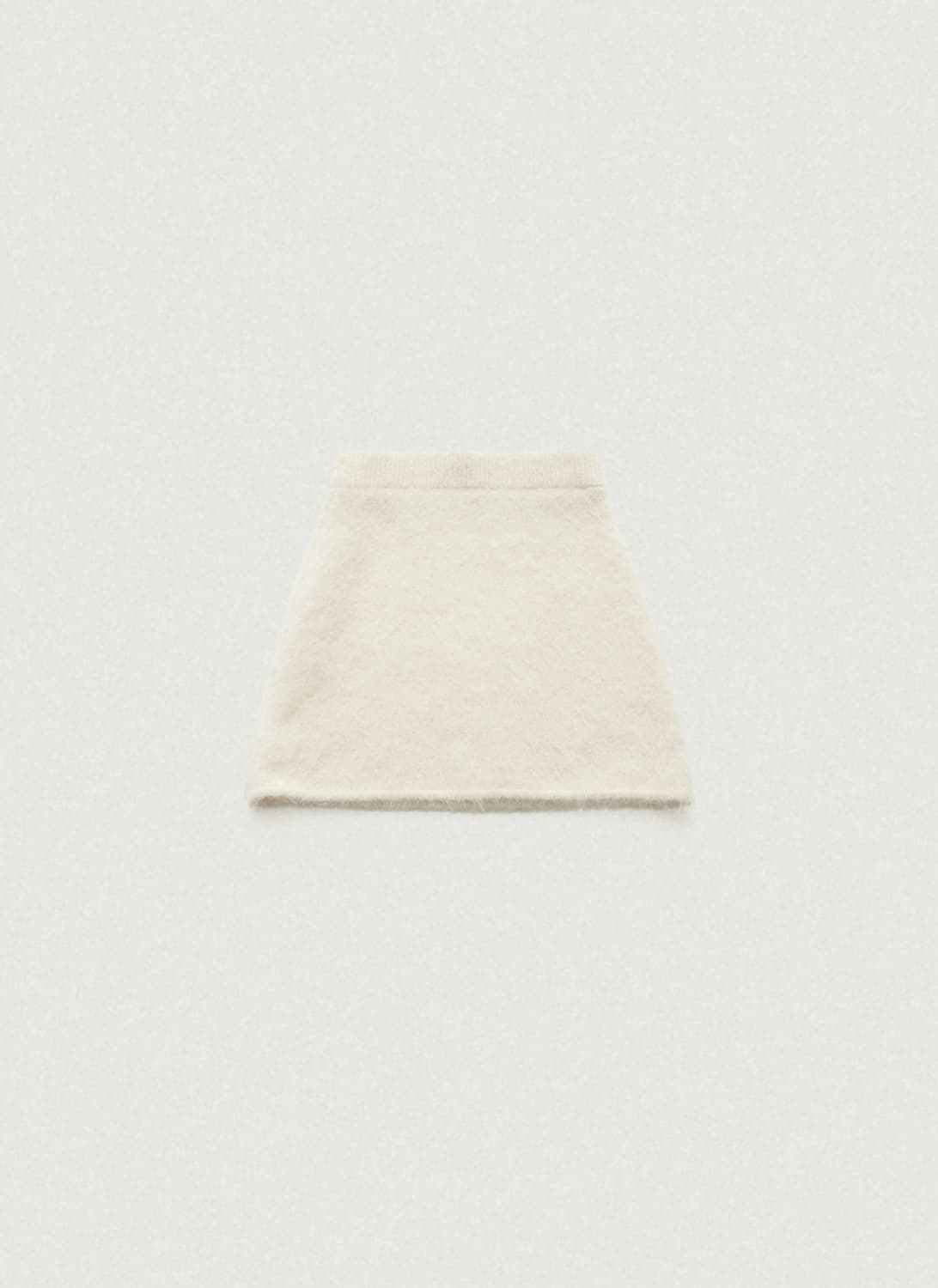 더바넷 Susie Alpaca Knit Mini Skirt 아이보리 상품이미지1
