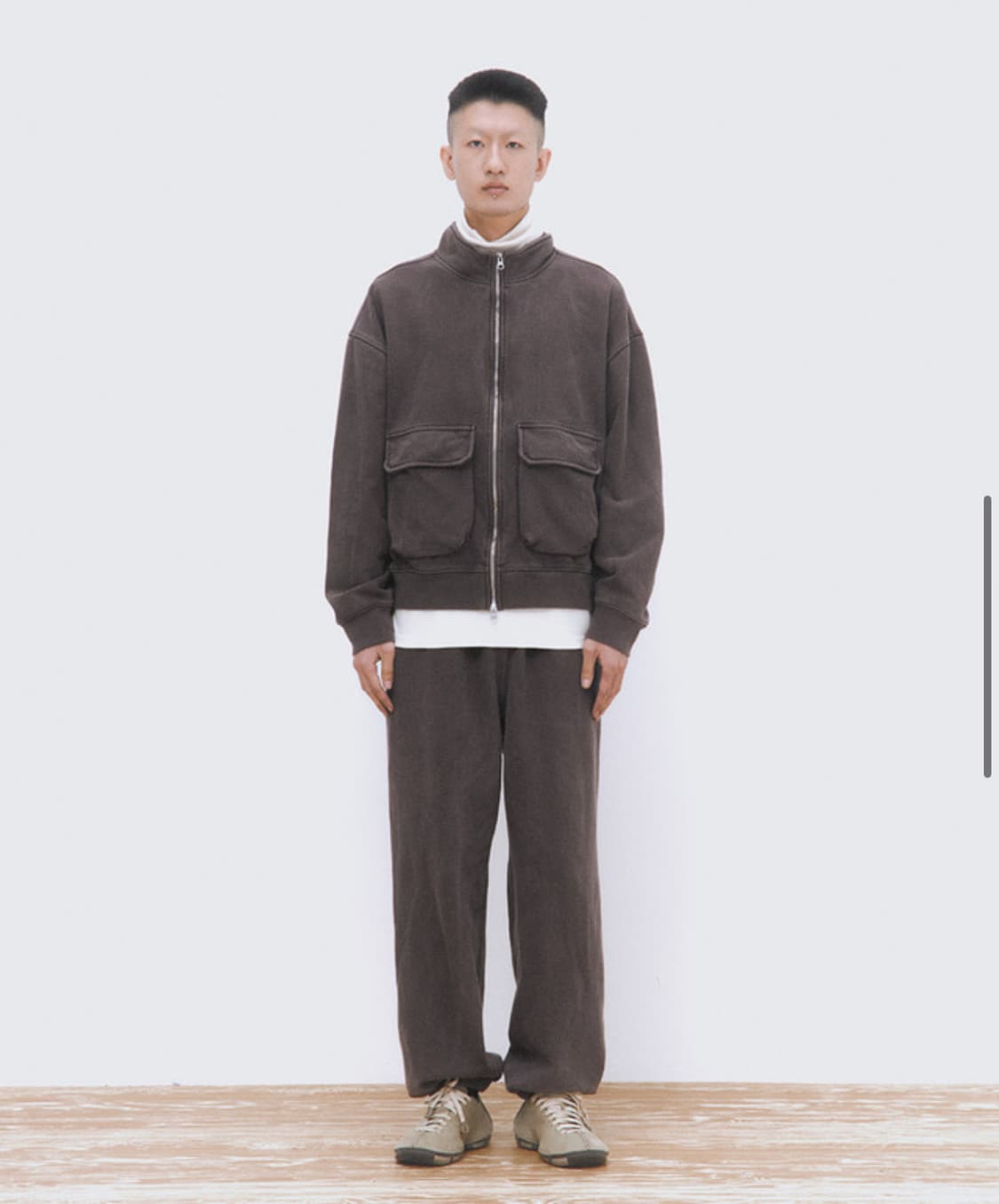 (3)자고류 시선 Natural Dyed A-1 Sweat Blouson 상품이미지5