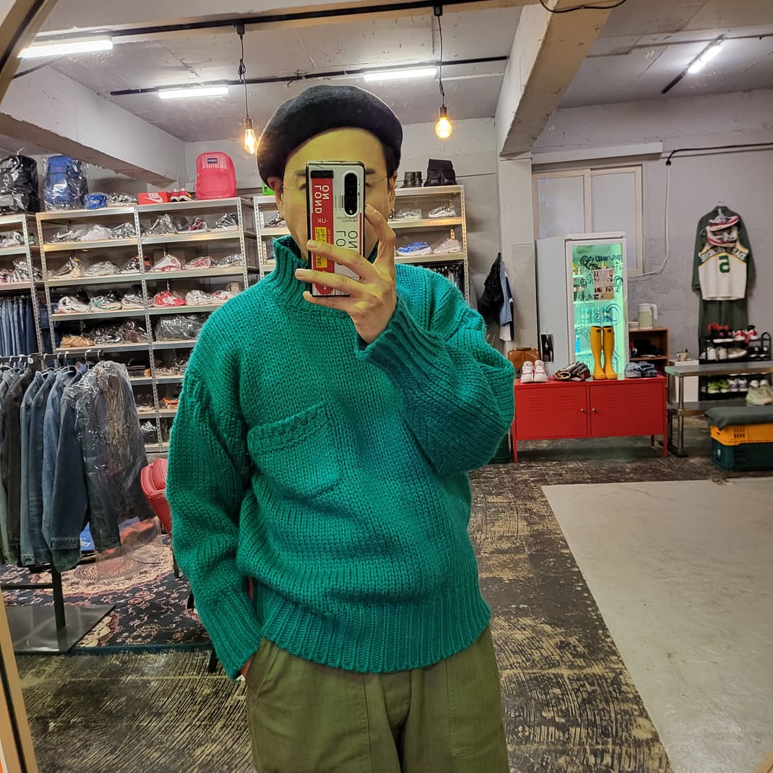 80s 칼리지 타운(College Town) 니트 (L) 상품이미지2