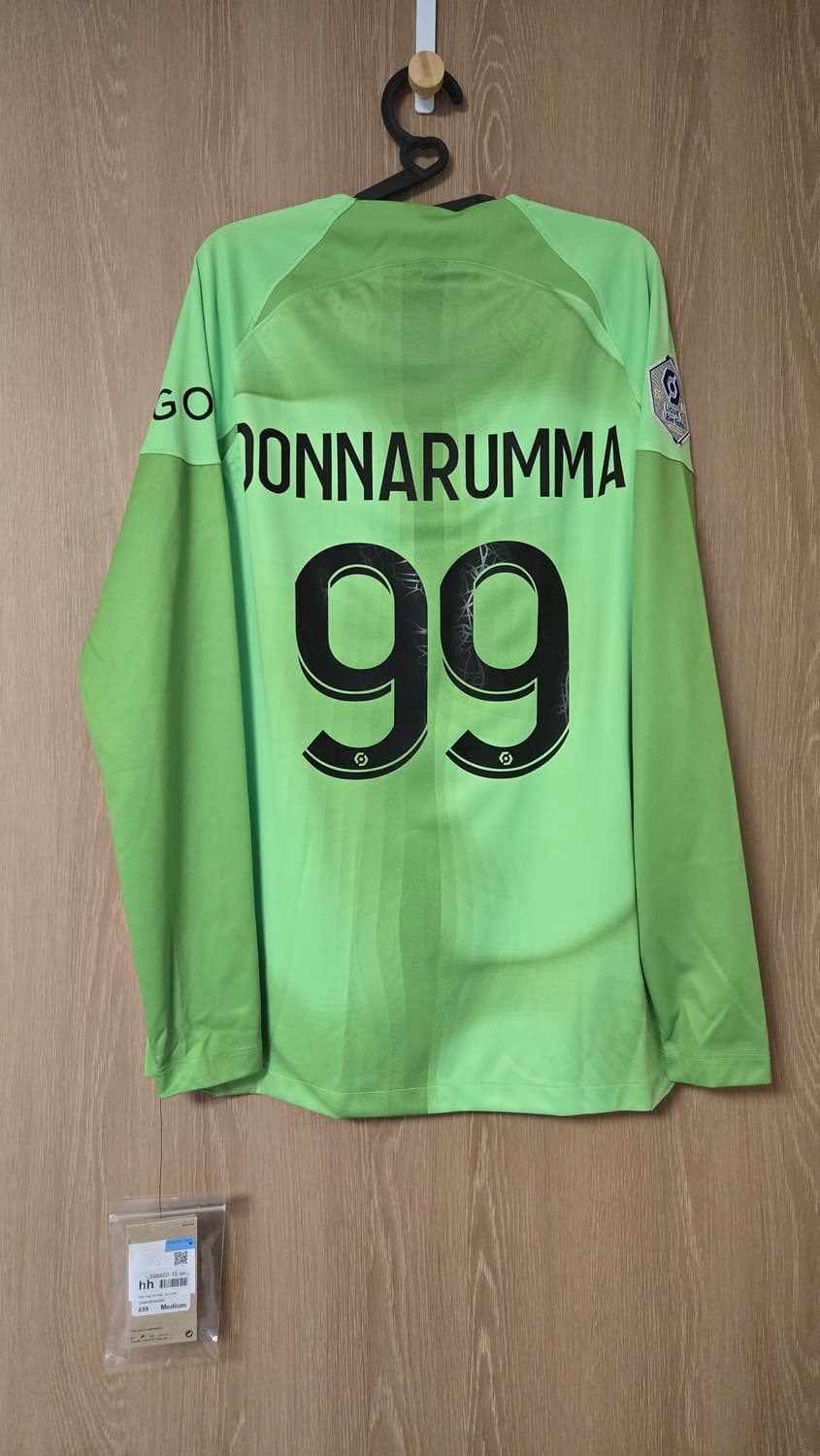 22-23 파리생제르망 골키퍼 돈나룸마 축구 유니폼 상품이미지2